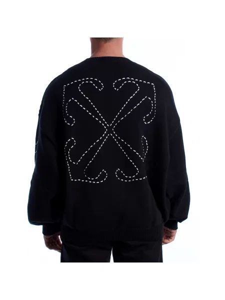 Pulover Off-white alb