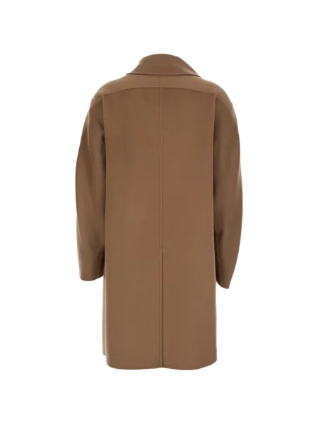 Vilnonis paltas 's Max Mara dvieiliai ruda