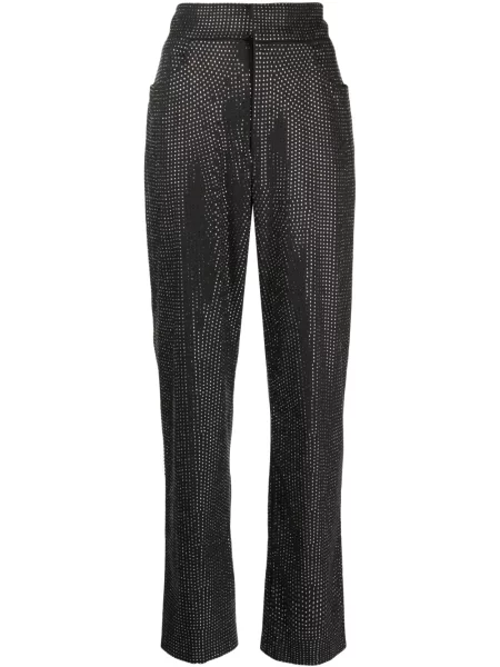 Pantaloni Giuseppe Di Morabito de cristal negru