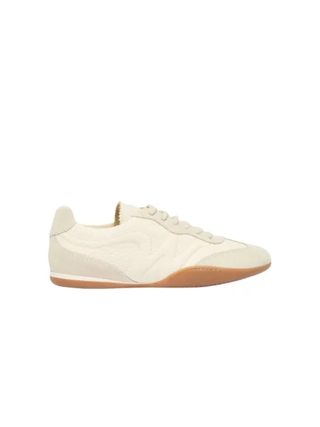 Sneakersy Weekend Max Mara z siateczką białe