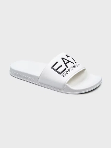 Шлепанцы Ea7 Emporio Armani белые