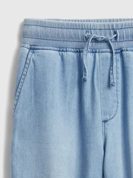 Pantaloni copii Gap gri