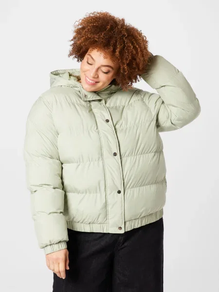 Urban Classics Geacă de primăvară-toamnă verde pastel gri
