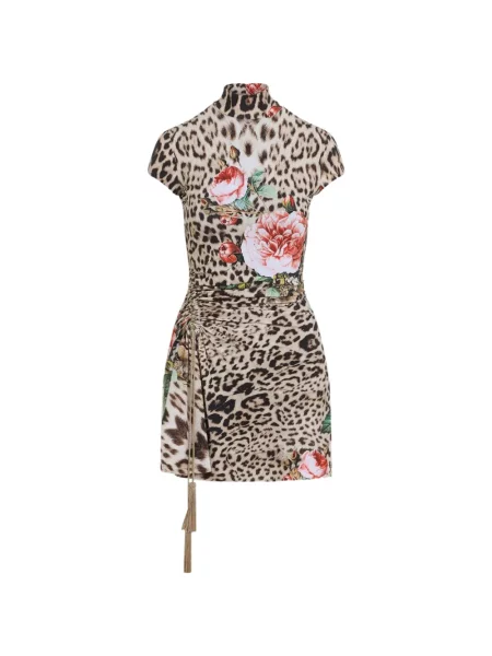 Rochie Roberto Cavalli cu model floral cu imagine