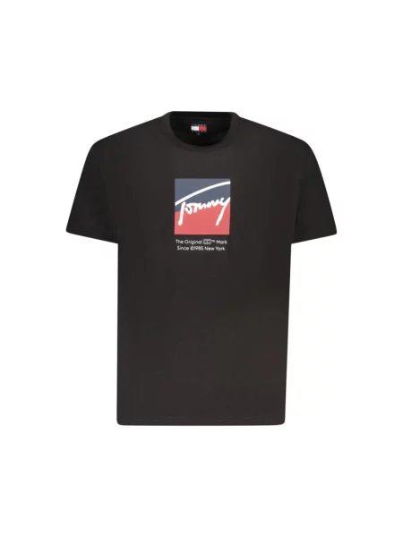 Tommy Jeans t-shirt z nadrukiem czarny