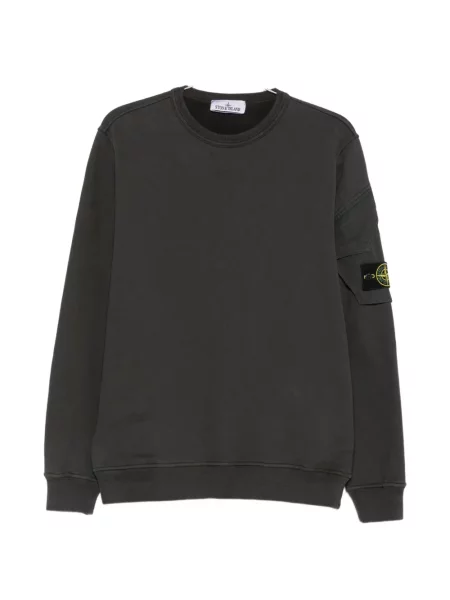 Суитчър Stone Island камъни кръпка джобове сиво
