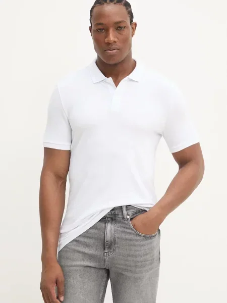 Polo tričko Hollister Co. bílá