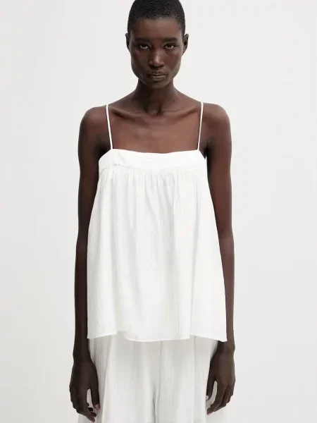 Rotate bluză cu bretele pentru femei cu vâscoză simplă