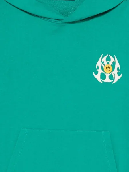 Majica s kapuljačom Barrow s printom zelena