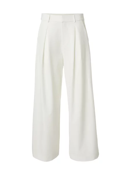 ORIMEI by Victoria Swarovski Pantaloni cutați alb