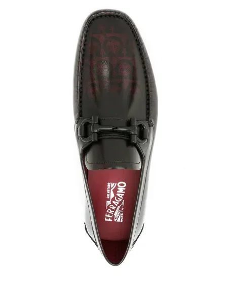 Pantofi loafer Ferragamo din piele maro