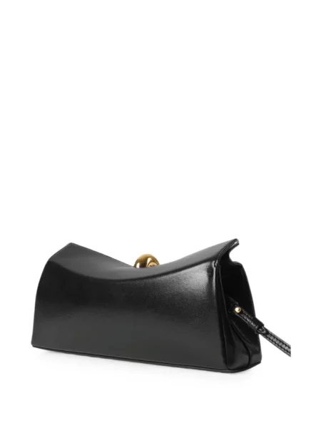 Geantă plic Jacquemus din piele negru