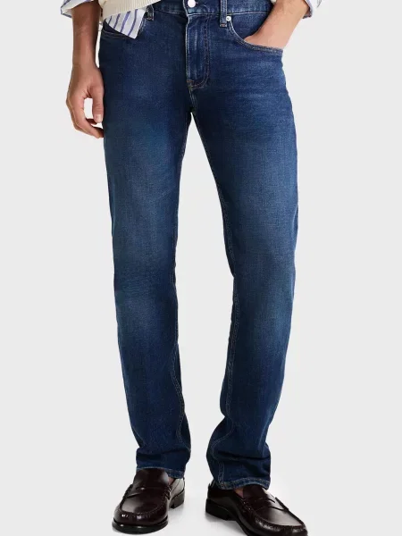 Прямі джинси Tommy Hilfiger Denton сині