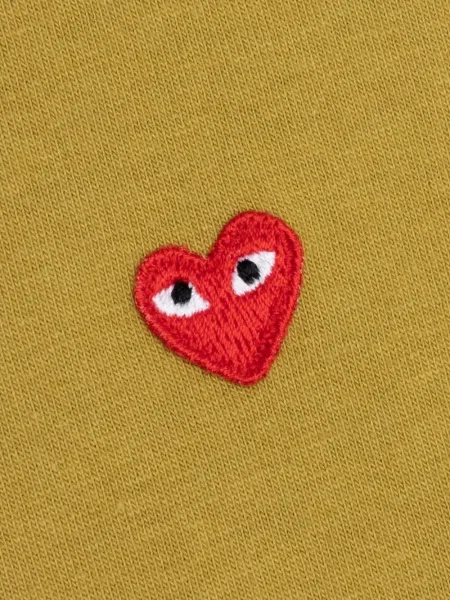 Tricou Comme Des Garcons Play galben