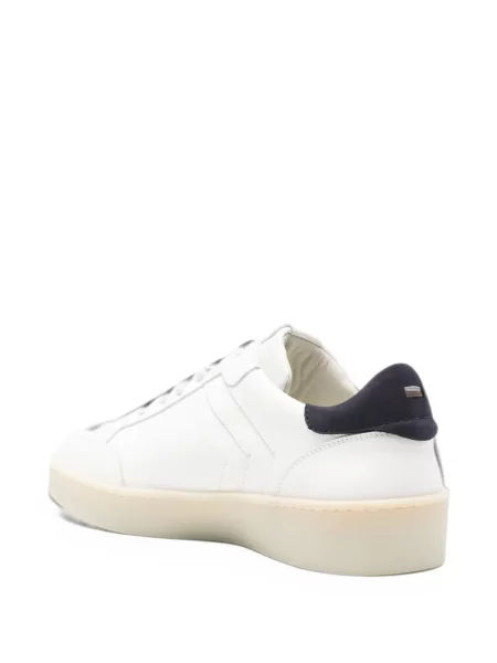 Sneakerși Canali din piele alb