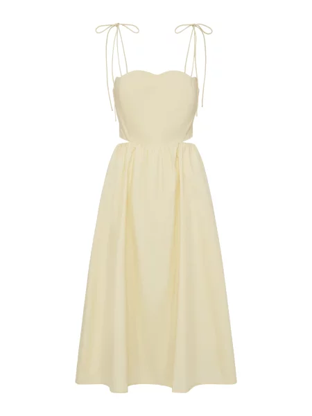 LeGer by Lena Gercke Rochie de seară Tela pastel galben