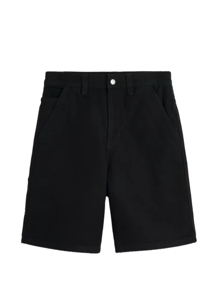 Pantaloni scurți Stüssy business din canvas negru