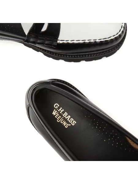 Loafersy Bass Weejuns białe