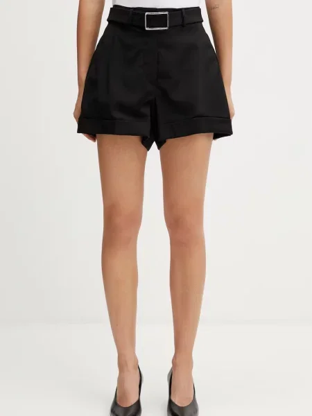 Sportmax Spxghiera pantaloni scurți eleganți din lână de damă