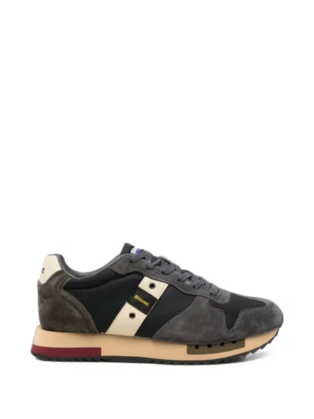 Sneakerși Blauer din piele de căprioară gri