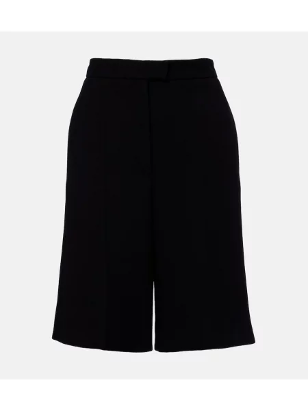 Bermude Valentino de lână negru