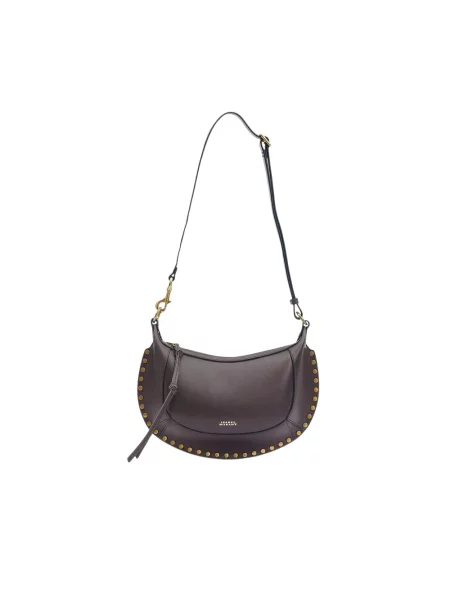 Torebka skórzana Isabel Marant skórzana brązowa