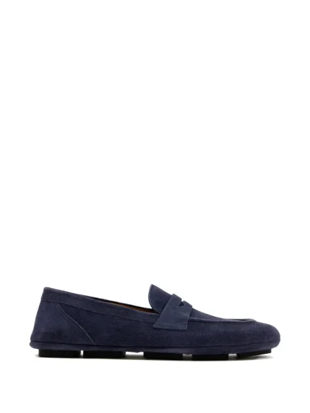 Pantofi loafer Sturlini Firenze din piele de căprioară albastru