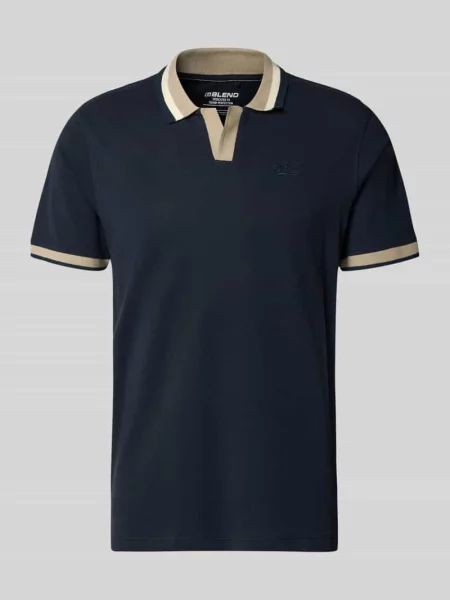 Koszulka polo o kroju regular fit z wyhaftowanym logo model EVO' Blend