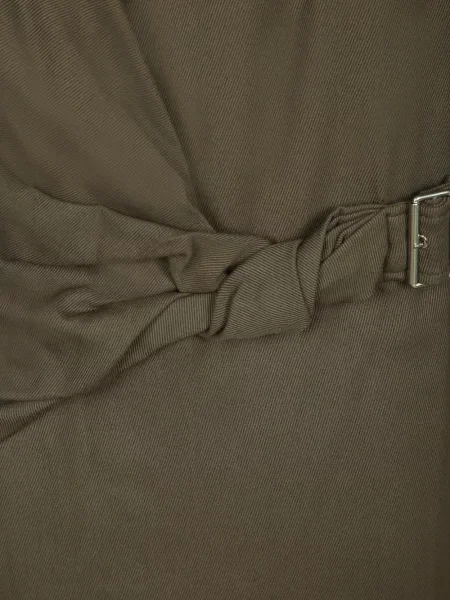 Cu centură rochie mini Iro plic verde