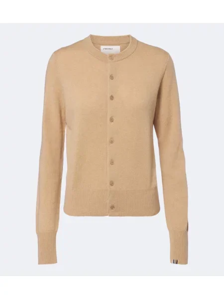 Cardigan Extreme Cashmere din cașmir bej