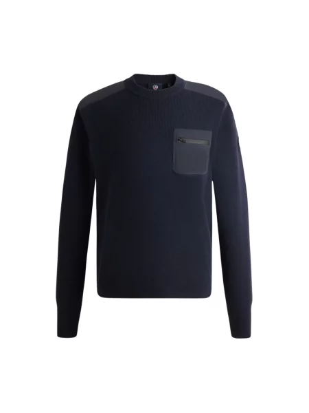 Sweter wełniany Fusalp wełniany niebieski