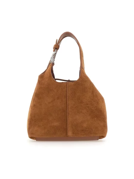 Torebka hobo Coccinelle zamszowa brązowa