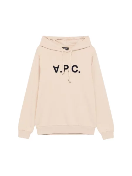 Bluza A.p.c. z dżerseju niebieska