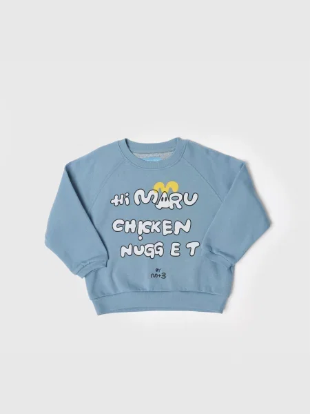 Maru + Bo Tréning póló RAGLAN SLEEVE SWEATSHIRT CHICKEN NUGGET' kék