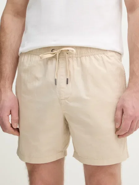 U.S. Polo Assn. len rövidnadrág LINEN DECK bézs