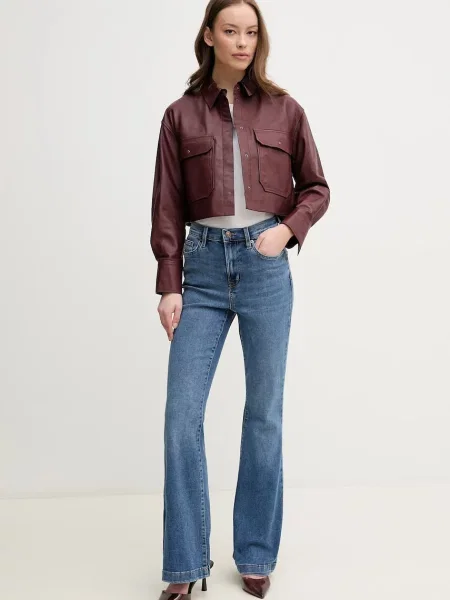 Джинсы Dkny с высокой посадкой