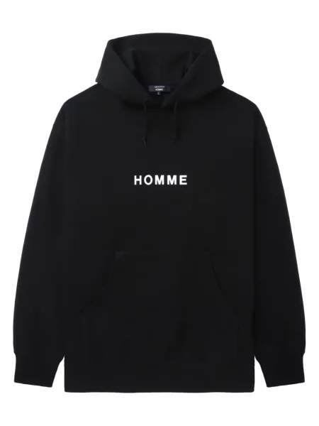 Hanorac cu glugă Comme Des Garçons Homme cu imagine negru