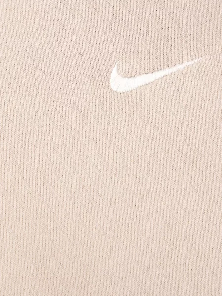 Nike Sportswear melegítőfelső női pamuttal Studio Fleece bézs