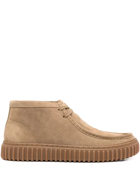 Botine Clarks Originals cu șireturi din piele