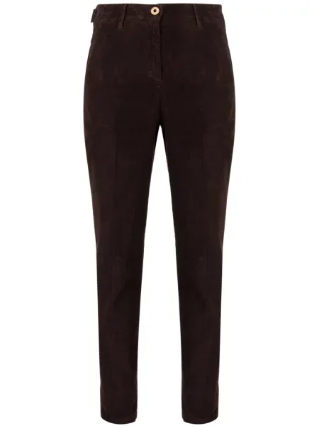 Pantaloni Jacob Cohën de catifea cord conici maro