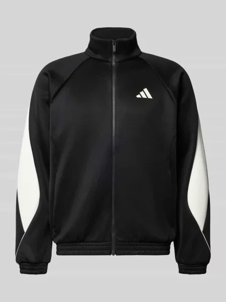 Kurtka treningowa ze stójką i logo Adidas Sportswear czarna