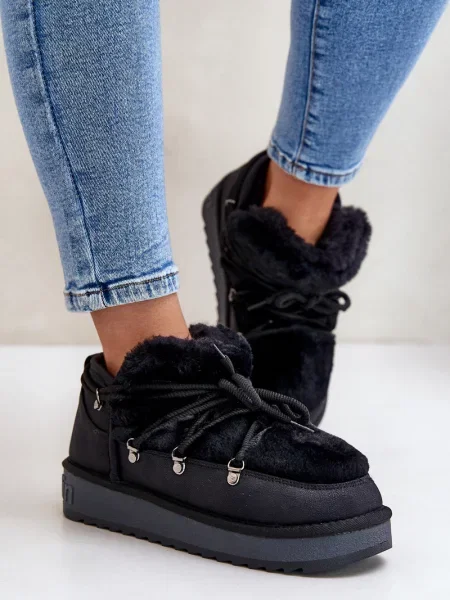 Čizmice D.franklin s platformom crna