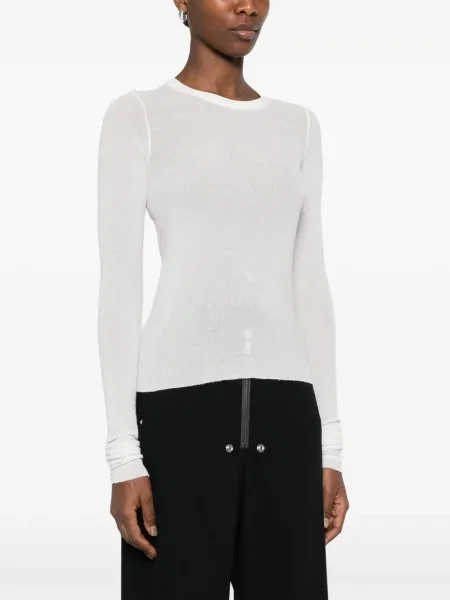 Top Rick Owens lung alb
