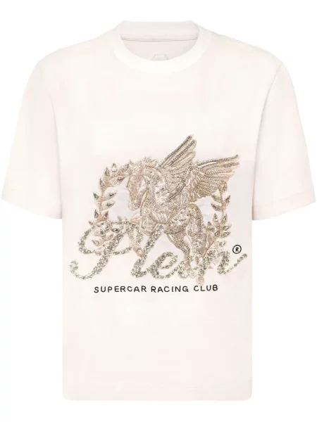 Tricou Philipp Plein alb