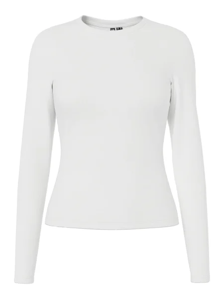 PIECES Tricou PCLULA' alb