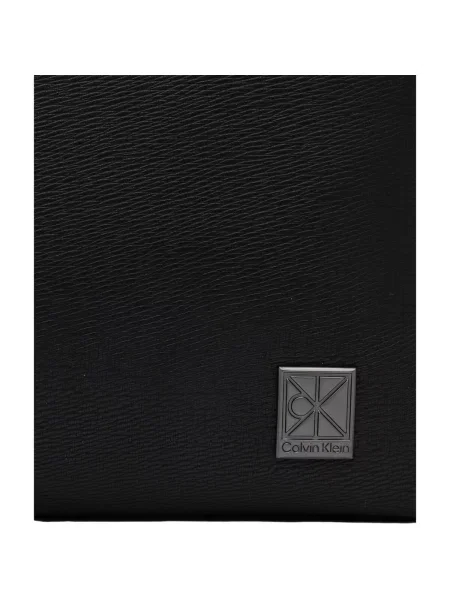 Calvin Klein rucsac de oraș pentru bărbați cu imitație de piele negru