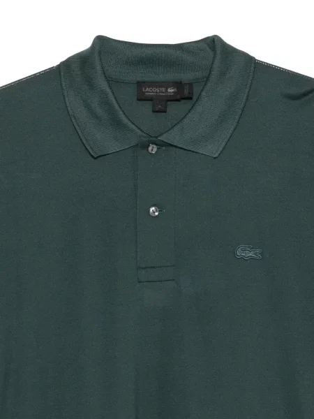 Tricou polo Lacoste cu broderie verde