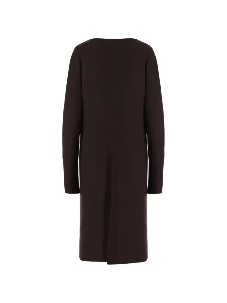 Lung rochie Carven cu perle maro
