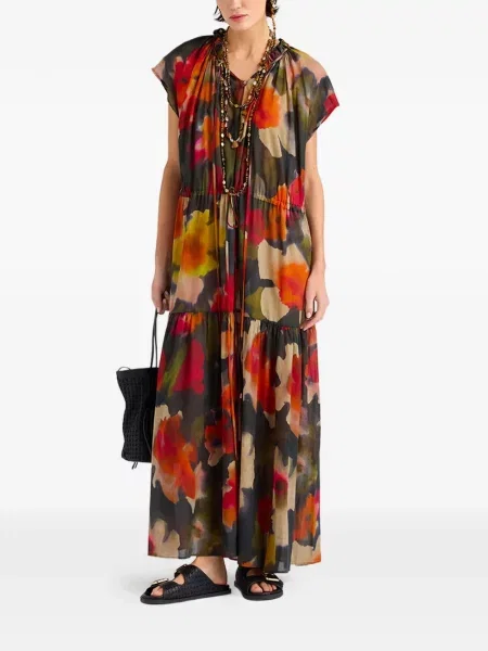 Rochie maxi Momoni roșu