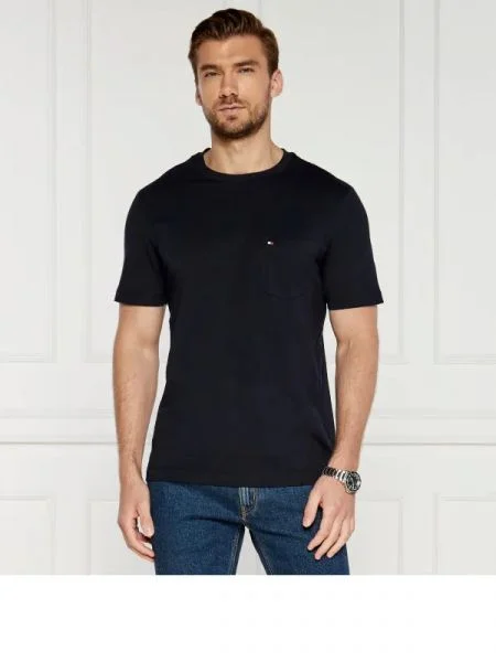 Tommy Hilfiger Póló POCKET TEE kék